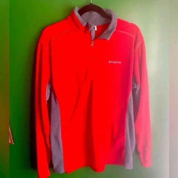 CLEARANCE! Columbia Lightweight Fleece Pullover Jacket Size L Large - Picture 1 of 4